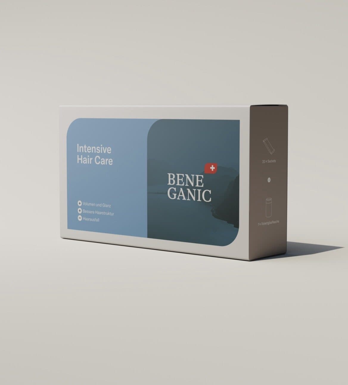 Das Beneganic-Paket Intensive Hair Care mit zwei Gläsern